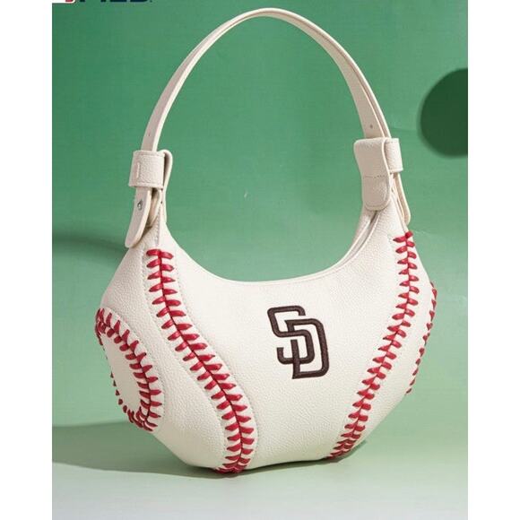 MLB San Diego Padres Hobo Bag/Shoulder Bag *NEW w/ Tags & Dustbag* - Picture 1 of 5